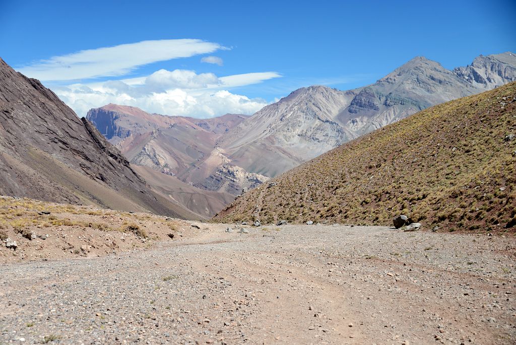 22 Trail Just After Leaving Confluencia To Exit The Aconcagua Park To Penitentes